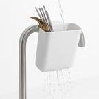144 Pieces Long Water Sink Drain Baskets (Easy Drain Design – White)