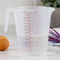 144 Pieces 1500ml Plastic Measuring Cups (Transparent Jug for Cooking & Baking – Easy-Read Red Markings – Non-Slip Handle – Slanted Spout – Stackable BPA-Free 7 Cup Measure for Accurate Liquid Measurements)