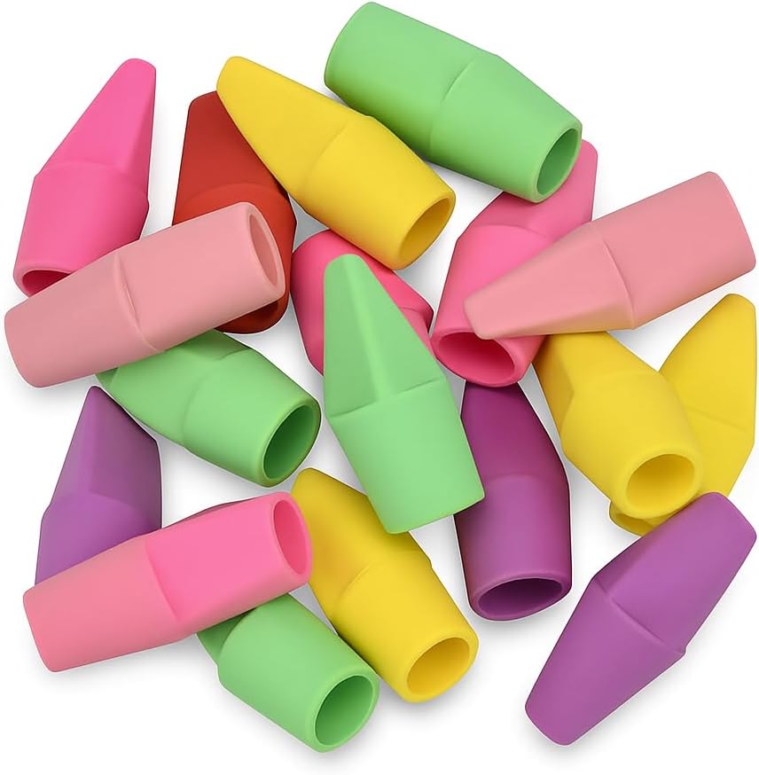120 Pieces 25 Piece Assorted Erasers (Colorful Shapes for School – Office & Stationery)