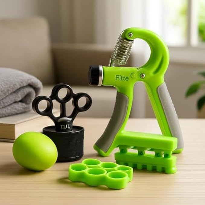 72 Pieces Adjustable Grip Strength Trainer Set - Forearm Exerciser & Finger Strengtheners for Enhanced Hand Grip