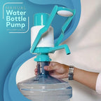 96 Pieces Manual Water Bottle Pumps with Carry Handle (Detachable Tube Hand Press Dispenser for 2 – 3 – 4 and 5 Gallon Bottles)