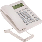 72 Pieces Desktop Corded Landline Phones with LCD Display (Reliable Home or Office Telephone with Clear Sound – Large Screen – Caller ID – and Adjustable Volume)