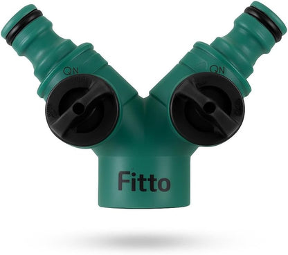 Quick Snap-In Dual Shut Off Connector for Garden Hoses