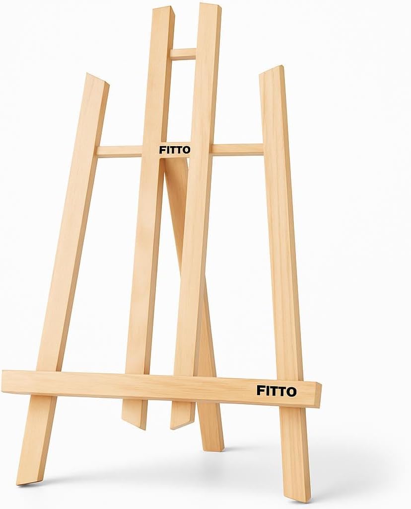 96 Pieces 50cm Tabletop Display Wooden Stand - Artist Easels for Home Studio