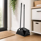 72 Pieces Foldable Dustpan & Broom Sets (Long Handle Upright Sweeping Set with Dense Bristles for Home – Kitchen and Office Cleaning)
