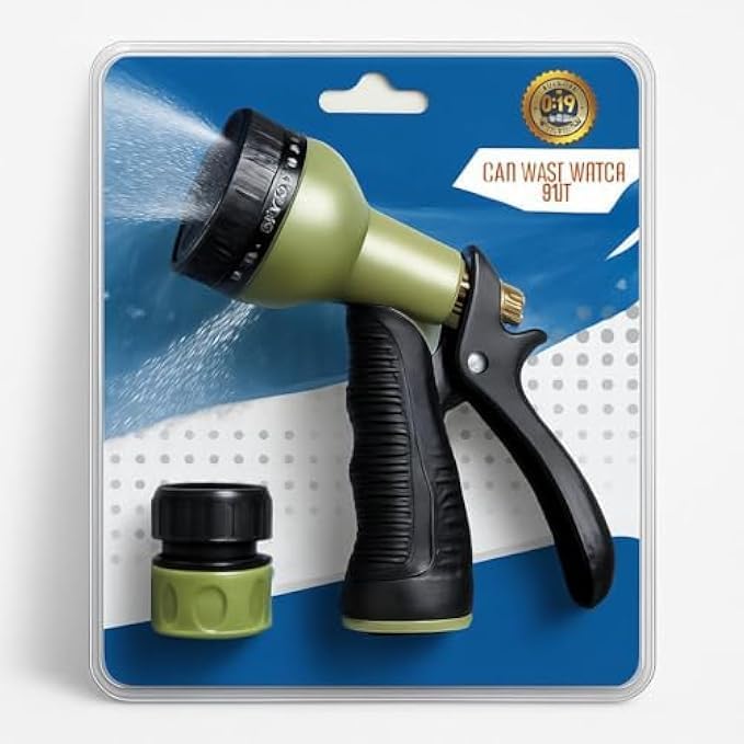 96 Pieces Car Wash Water Gun - Adjustable Spray Nozzle Hose Spray Guns for Car Washing & Garden (Universal Hose Connector – Ergonomic Trigger)