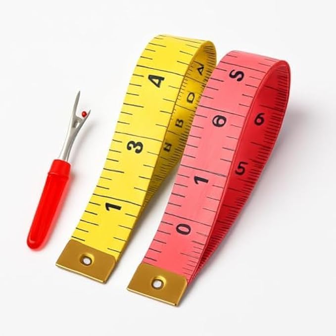 Measuring Tape & Stitch Remover Sewing Set - Tailor Tape Measure & Seam Ripper Tool for Sewing, Dressmaking, Alterations