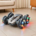 60 Pieces Double Side Remote Control Cars with Rotation Roller Tyres (LED Lights – and Joystick Remote Control)