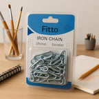 96 Pieces Iron Ring Chain Necklace Unisex Link Chain Jewelry - Classic Ring Link Necklaces for Men Women