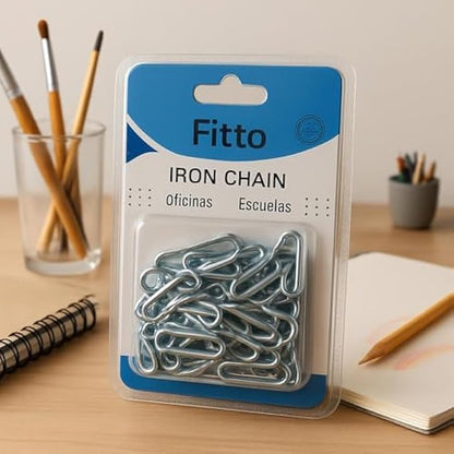 Iron Ring Chain Necklace Unisex Link Chain Jewelry - Classic Ring Link Necklace for Men Women
