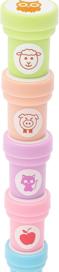 120 Pieces 6 Assorted Animal Stamps (25mm for Craft and Art Projects)