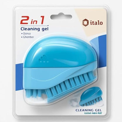 2-in-1 Cleaning Gel with Brush & Cleaner Spray - Reusable Dust Cleaning Putty for Keyboard, Phone, Laptop, Car, Camera & Electronics