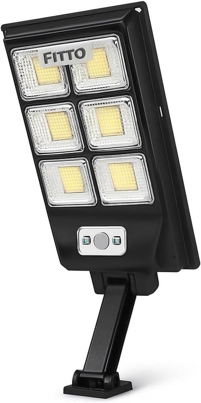 Solar Induction Street Lamp – 150W LED Solar Flood Lights, Motion Sensor with Remote Control, 8000 Lumens, 3 Modes, Outdoor Security Lamp