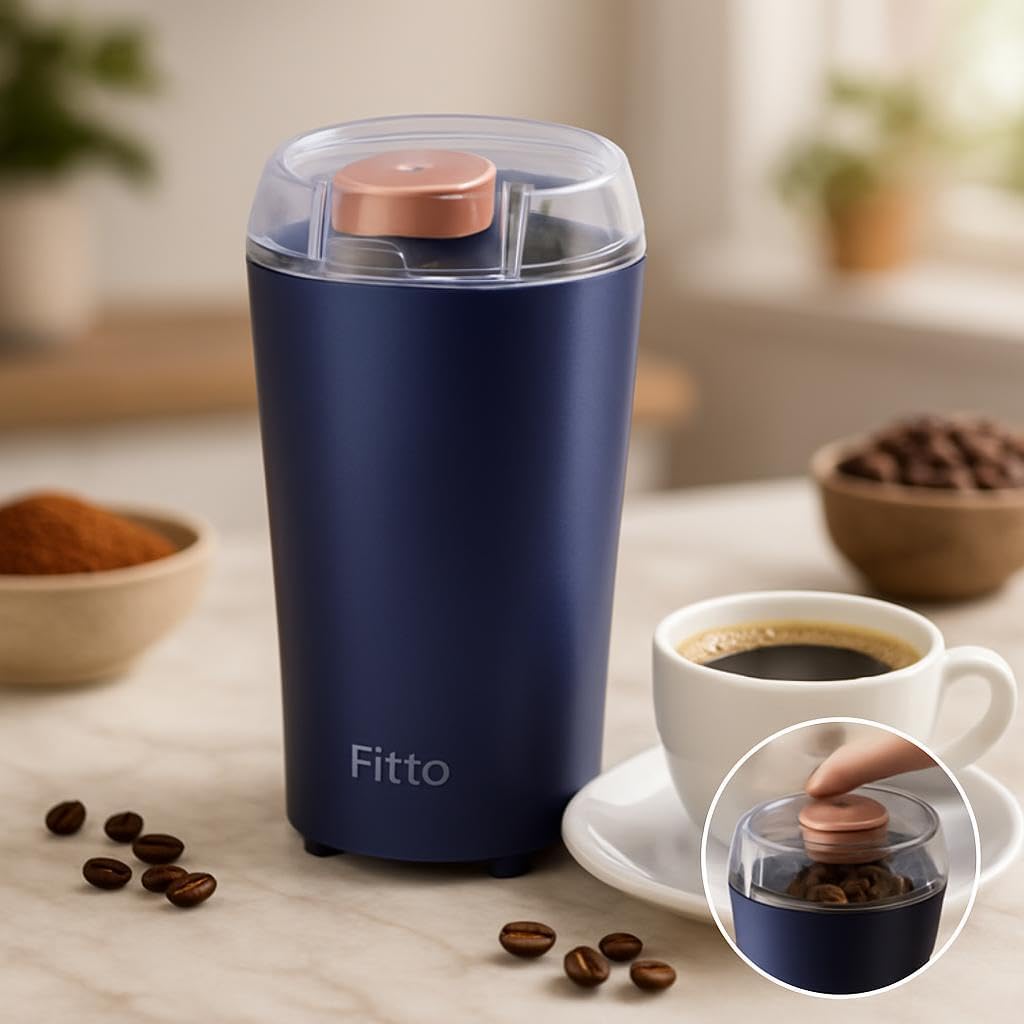 96 Pieces Multi-Functional Electric Grinders for Spices & Coffee Beans with 4 Stainless Steel Blades