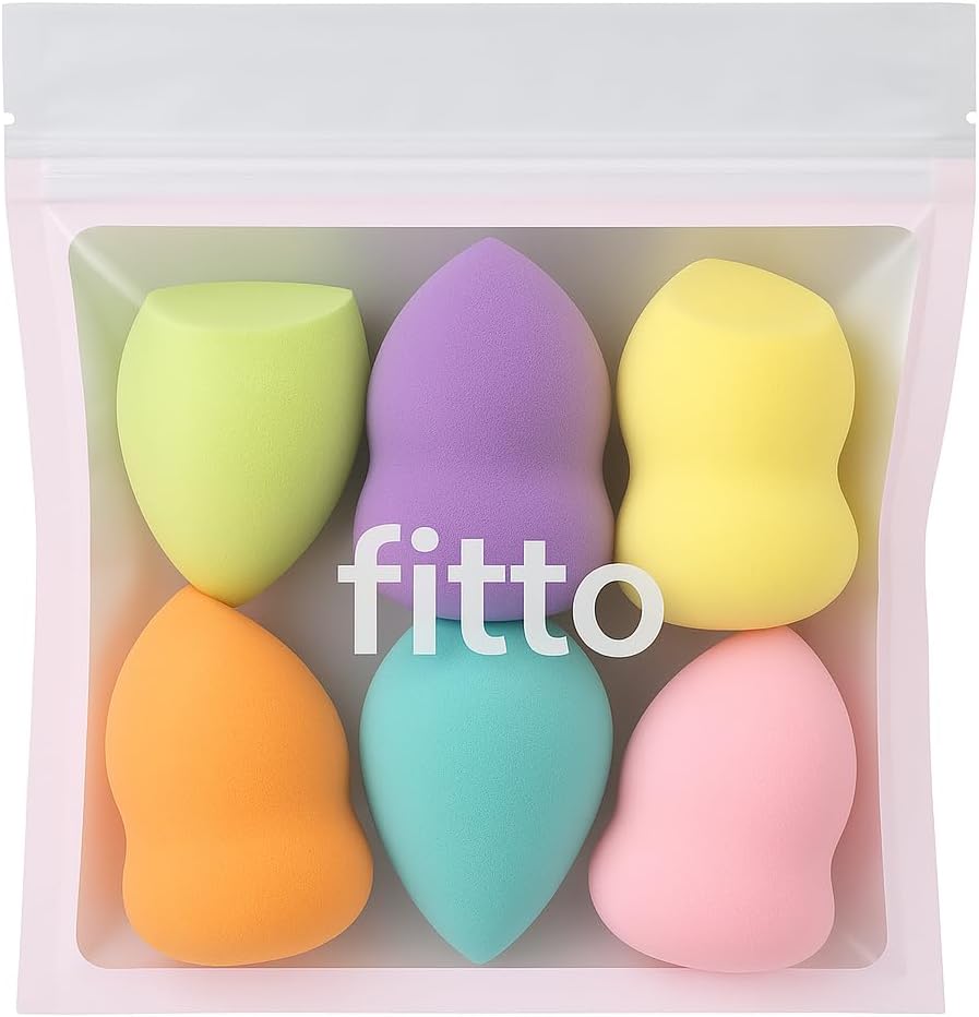 120 Pieces 6pcs Round Makeup Sponge Powder Puffs (Assorted Colors for Flawless Application)