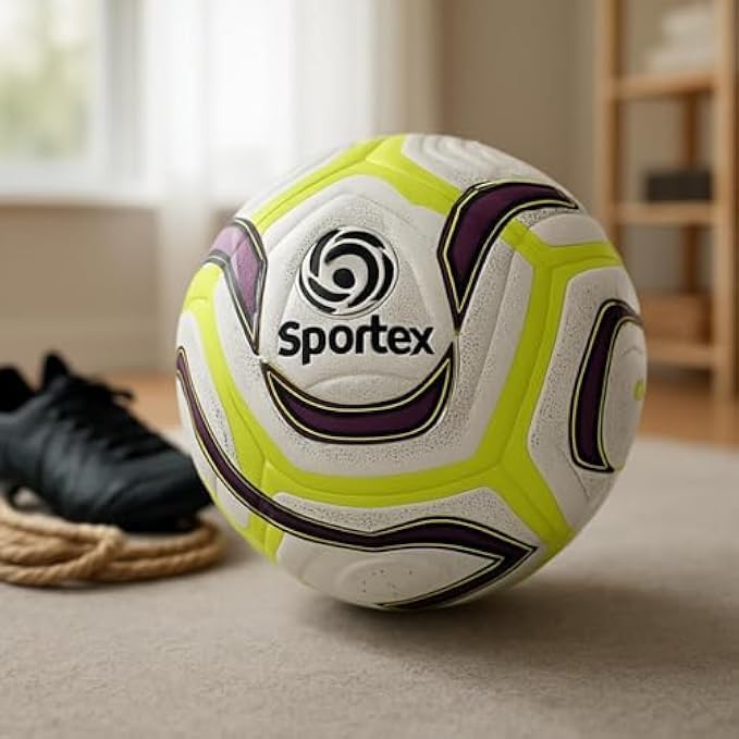 Premium White Football for Adults - Durable, High-Performance Soccer Ball