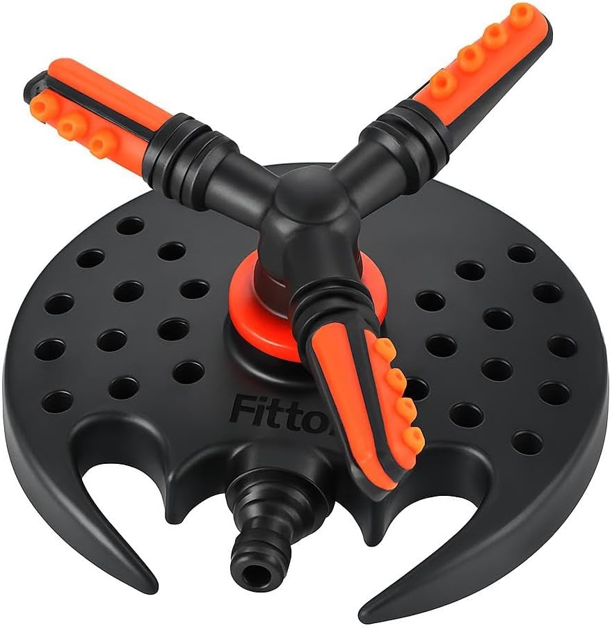 96 Pieces Revolving Garden Sprinklers with Adjustable Arms for Even Water Distribution