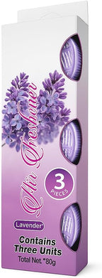 120 Pieces Car Air Freshener Lavender Scent Pack ofs (3 Long Lasting Hanging Perfume for Car Interior)
