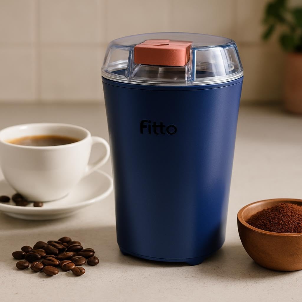 96 Pieces Multi-Functional Electric Grinders for Spices & Coffee Beans with 4 Stainless Steel Blades