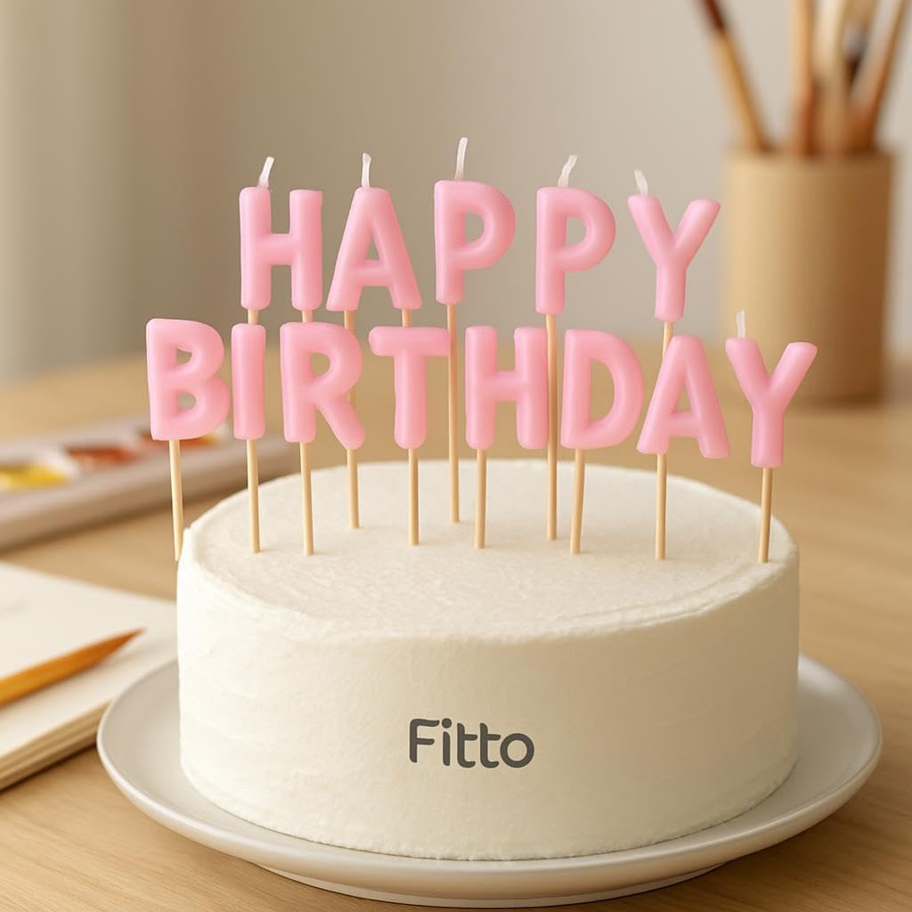 120 Pieces Happy Birthday Candle Cake Toppers (Birthday Party Decoration for Cake – Event & Celebration – Fun Cake Accessories)