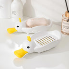 144 Pieces Lovely Duck Drain Soap Dishes (Cute Design – Pack of 1 – White)