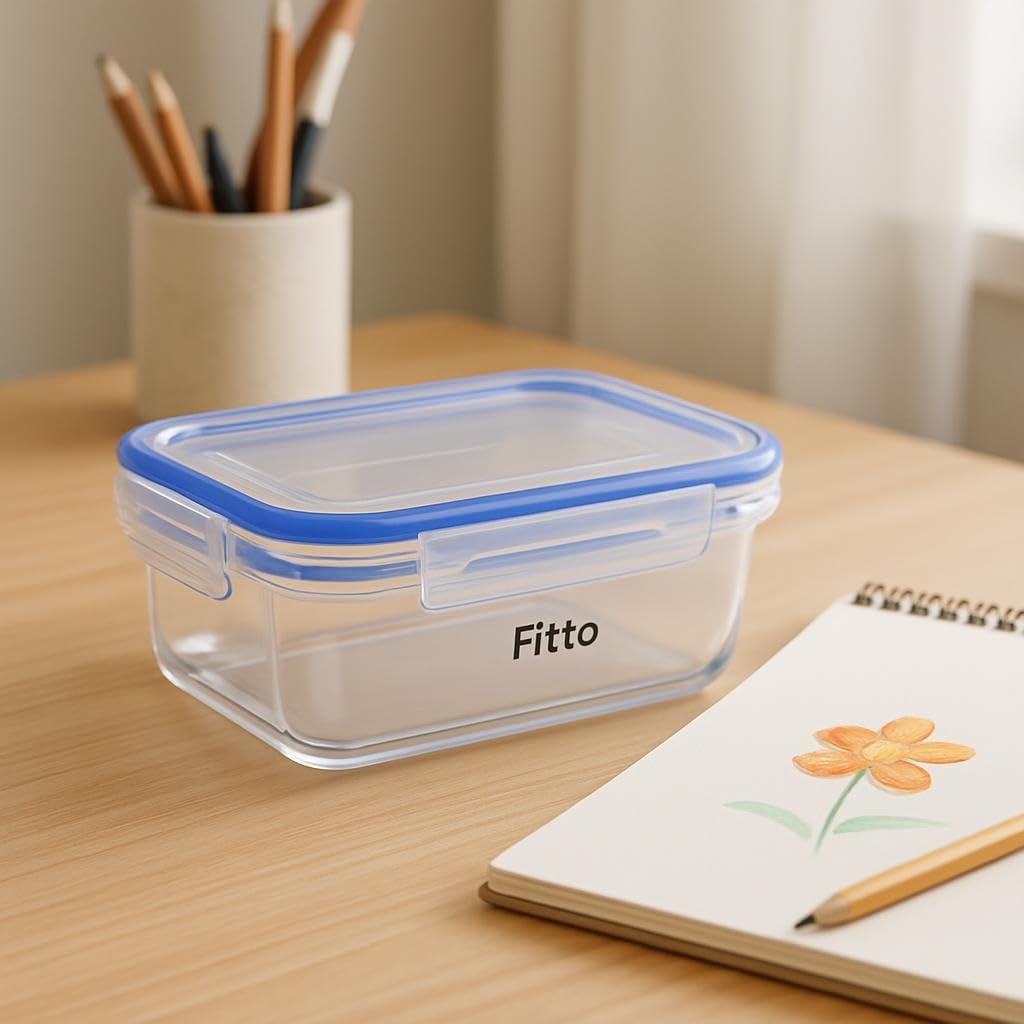 96 Pieces 800 ml Airtight Plastic Food Containers (Durable Kitchen Storage Solution – Microwave – Freezer – and Dishwasher Safe)