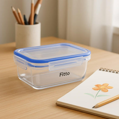 800 ml Airtight Plastic Food Container – Durable Kitchen Storage Solution, Microwave, Freezer, and Dishwasher Safe