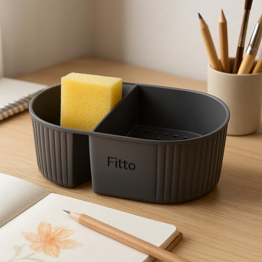 Sponge Holder & Waste Basket, Kitchen Sink Drain Basket Strainers, Multifunctional Plastic Sink Filter, Hanging Drainer Basket for Kitchen Storage, Quick Drainage Food Catcher