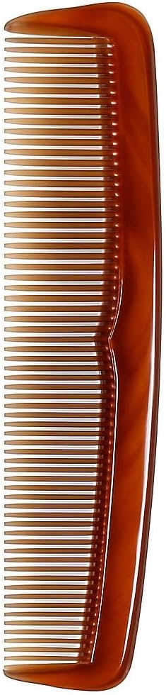 Black 12cm Rounded Teeth Plastic Hair Comb - Pocket Travel Detangling Styling Comb for Men Women Scalp-Friendly