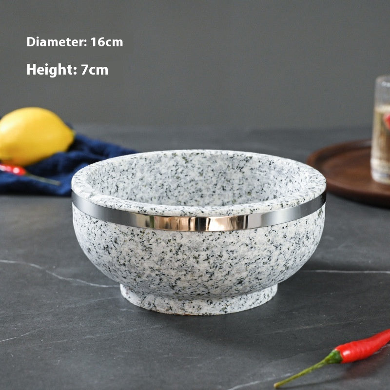 Eco-Friendly Natural Stone Bowl for Kitchen & Bathroom