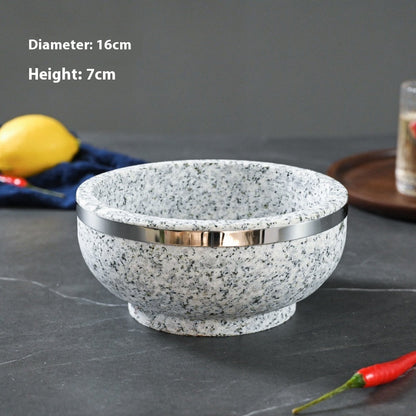 Eco-Friendly Natural Stone Bowl for Kitchen & Bathroom