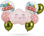 144 Pieces It's a Girl Balloons Set 8 Pieces per Card | Party Decorations (Birthday Supplies – Kids Event Accessories)