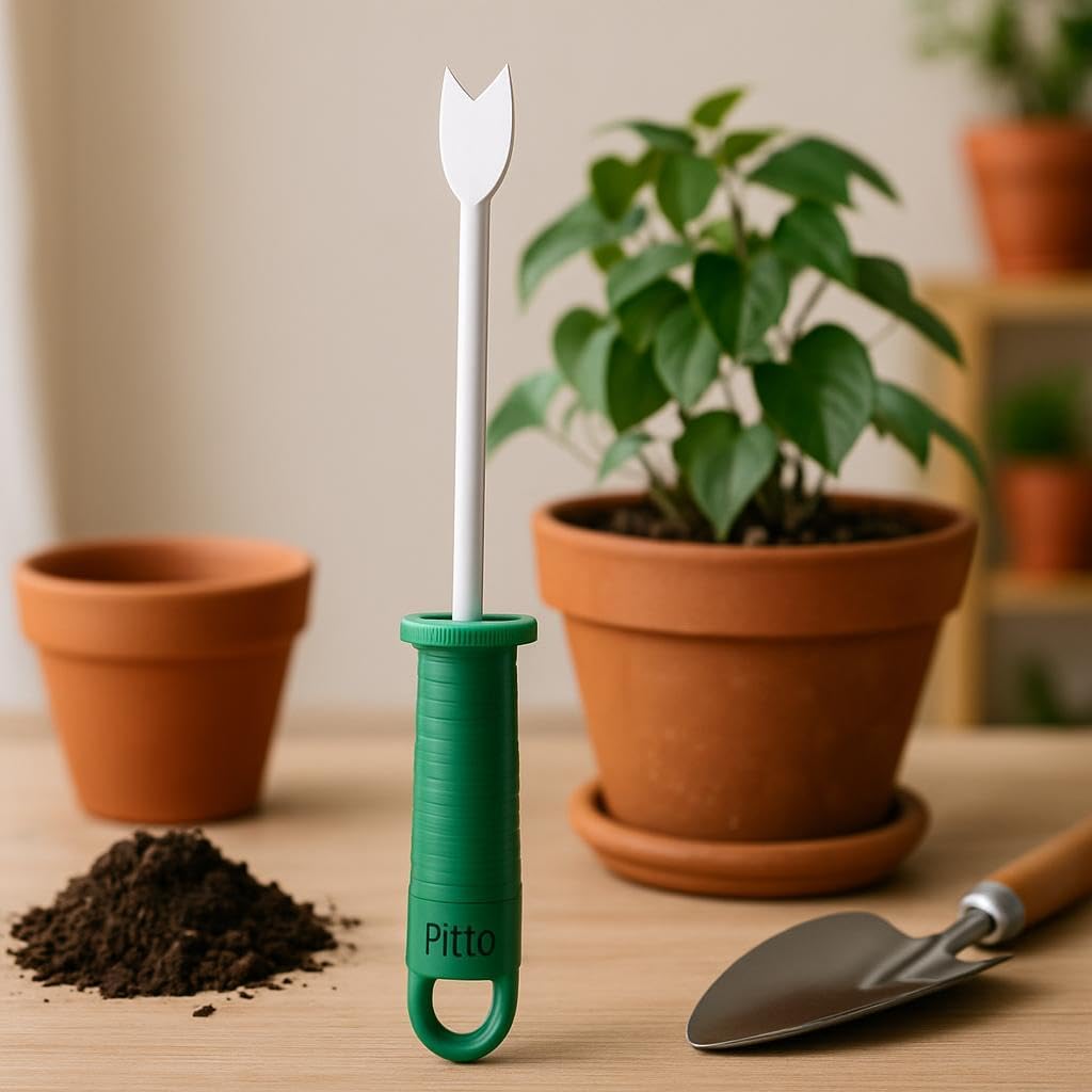 120 Pieces Green Hand Tools with Forked Tip for Prying and Digging