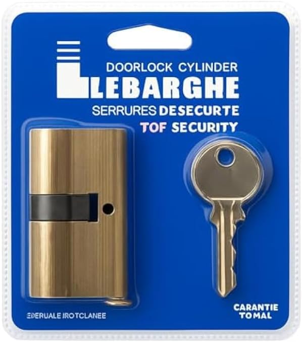 96 Pieces Door Lock Cylinders with 3 Keys - Euro Cylinder Barrel Lock Replacement for Wooden & Metal Doors (Keyed Cylinder Security Lock)