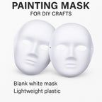 144 Pieces Painting Masks (24cm x 19cm White for Art Projects and DIY Crafts)