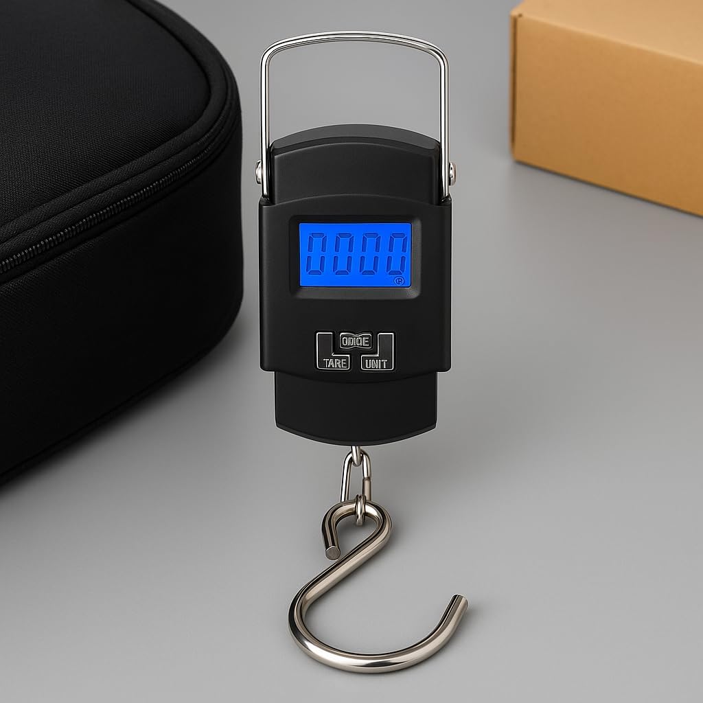 96 Pieces Portable Electronic Scales (Artue Wh-A25 – LCD Display – Luggage Scale – Multi-Unit Conversion – 55Kg – Backlight)