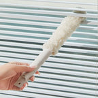 144 Pieces Air Conditioning Cleaning Brushes (Velcro Design – White – Lightweight and Durable)