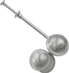 96 Pieces Stainless Steel Tea Strainers (Fine Mesh – Durable Loose Leaf Tea Infuser with Long Handle for Easy Brewing – Reusable – Rustproof Tea Filter for Cups – Mugs – and Teapots – Dishwasher Safe)