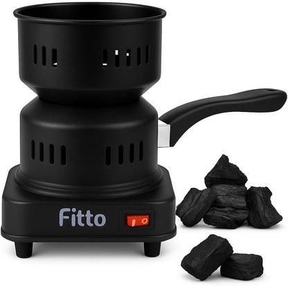 Atharved Electric Charcoal Burner 500W – Smokeless Coal Starter for Hookah, BBQ, Incense, Shisha