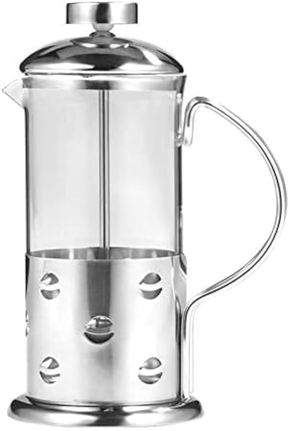 Fitto Cafetiere Press Coffee Maker with Stainless Steel Glass Filter, Coffee Press Plunger & Tea Maker, 1000ml, for Home or Office