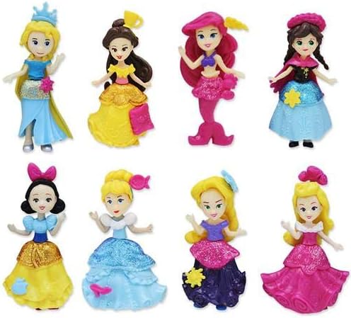 72 Pieces 12-Piece Princess Doll Sets (Soft Glue Dolls for Girls – Perfect for Pretend Play – Dance & Dress-Up – Princess-Themed Toy Set – Ideal Gift for Kids Ages 3+.)