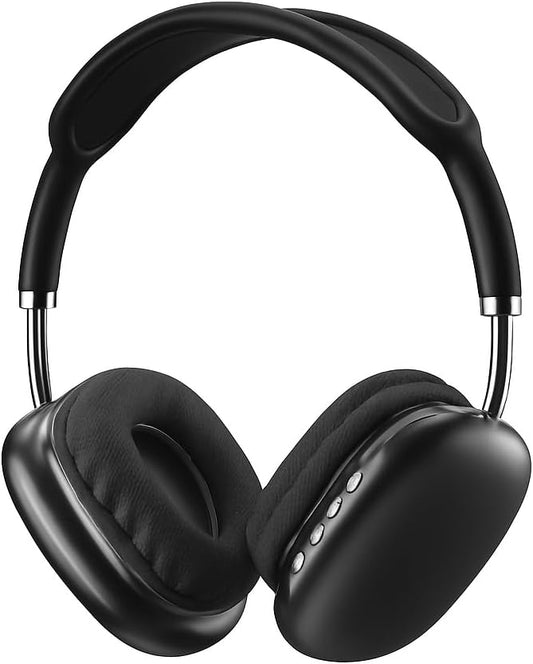 Bluetooth Headphones with Recharge Cable - Black