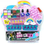 96 Pieces Cute Princess Girls Pretend Makeup Set - Simulation Children Gift Toy - Makeup Kits for Kids - Fun Role Play Set for Girls - Toy Gift for Birthday & Holiday