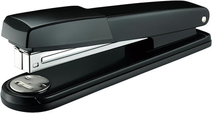 Metal Full-Strip Stapler 24/6, 26/6 - Heavy Duty, Black Office Stapler for 20-25 Sheets - Durable Desktop Stapler for Home, School, and Office Use - Easy Loading, Anti-Jam Mechanism