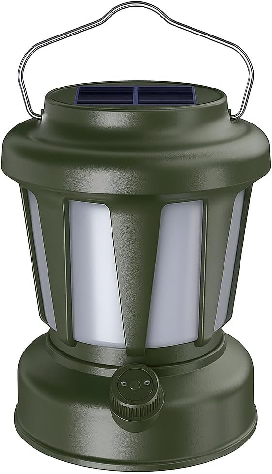 96 Pieces Rechargeable Camping Lanterns (IPX4 Waterproof – Solar Vintage – 3 Light Modes – 360 Degree Coverage – For Tents Garden Outdoor)