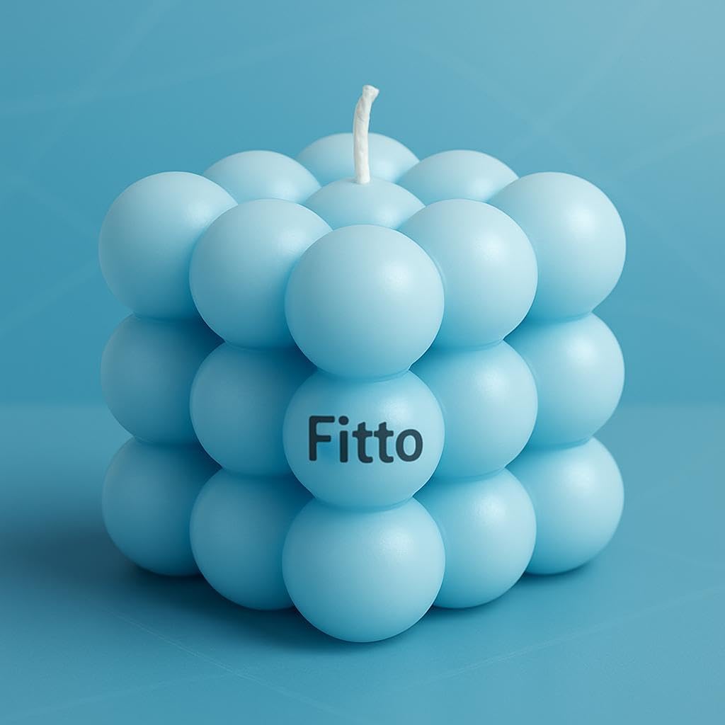 120 Pieces Blue Bubble Candles (5x6x5.3cm – Trendy Home Décor & Relaxation Candle for Gifts)