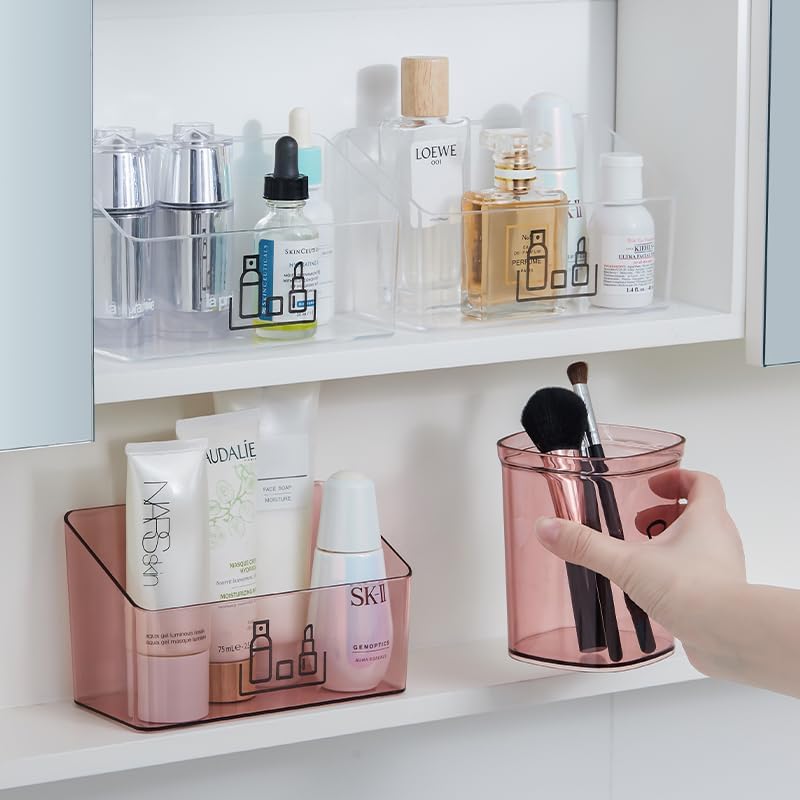 144 Pieces Large Mirror Cabinet Storage Boxes