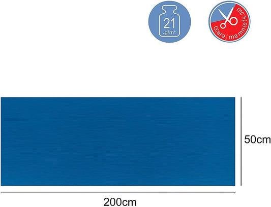 Crepe Paper Roll 200cm x 50cm Dark Blue for Crafts, Decorations, DIY Projects