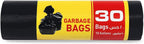 120 Pieces 30-Pack Heavy Duties (10 Gallon Black Garbage Bags – 54x60cm – Puncture and Leak-Resistant Kitchen Trash Bags for Waste Containment – Strong and Durable)