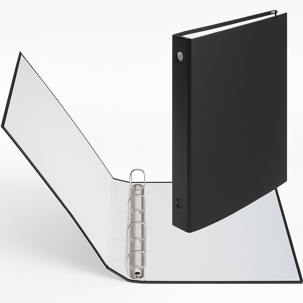96 Pieces A5 Box File 1 PC 4 Holes for Document Storage and Organization